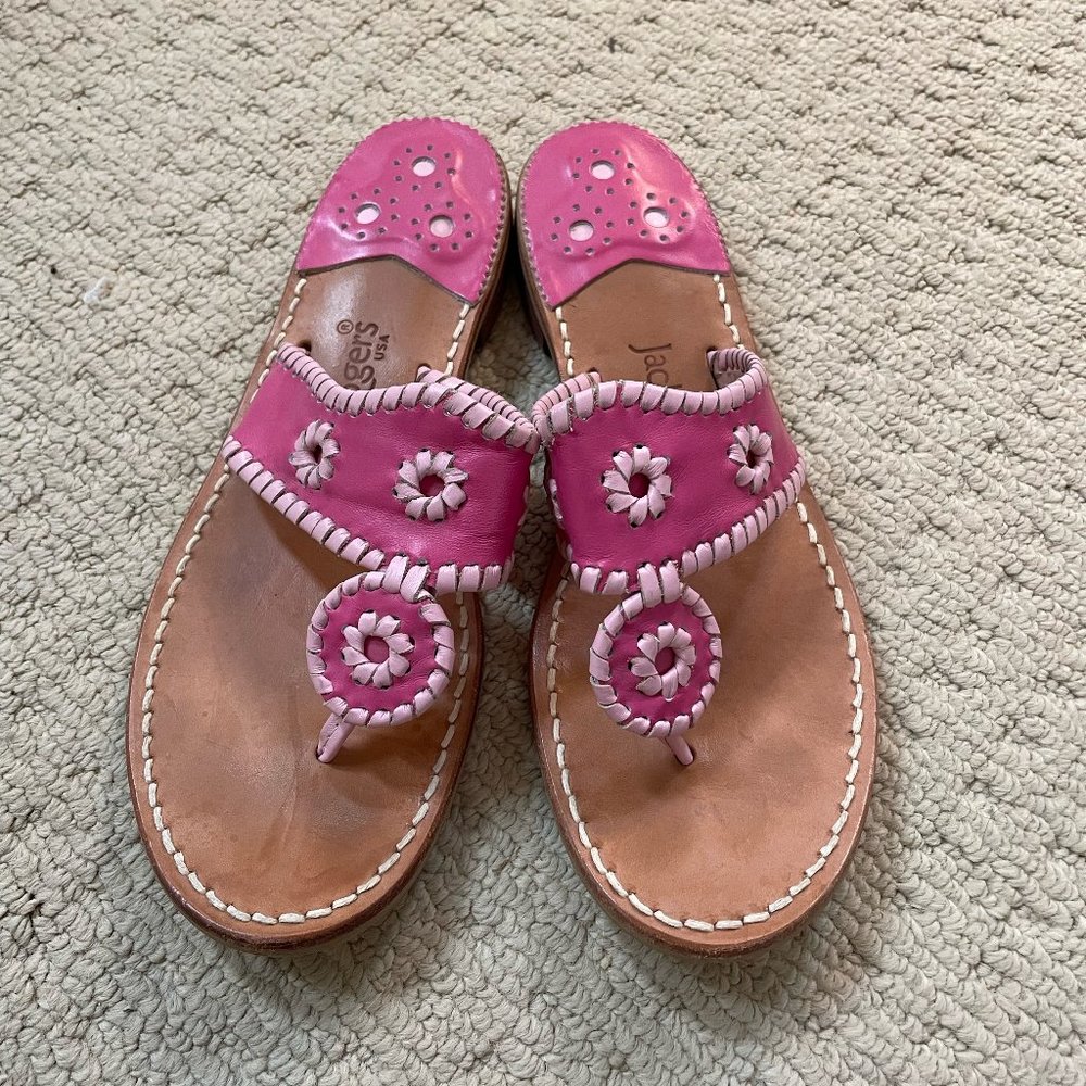 Jack Rogers pink sandals